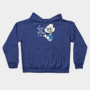 "You can Dew it!" Dewey Duck Kids Hoodie